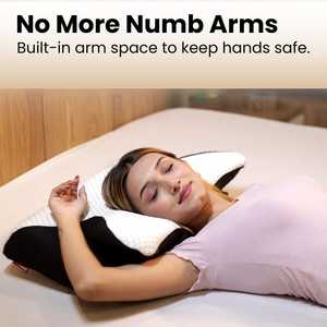 Almohada de espuma viscoelástica con soporte para el cuello de mariposa de nuevo estilo para aliviar el dolor Almohada cervical ergonómica para dormir - Product Image 5