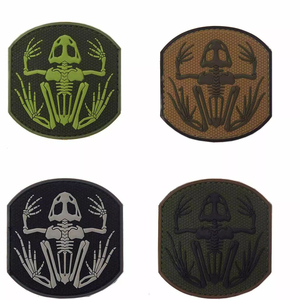 OEM Custom <b>PVC</b> Rubber Patch with Embossed Debossed Logo for Workwear Sportswear and Retail Apparel Orders - Product Image 1