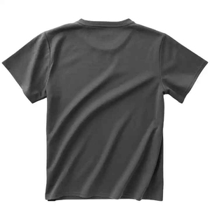 T-shirt Homme Personnalisé Coupe Slim 100% Coton Teint Uni Design Décontracté Tissu Tricoté Élégant et Tendance - Product Image 3