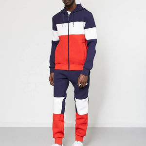 Ensemble de survêtement décontracté d'hiver 2026 personnalisé en gros – Hoodie zippé et pantalon de jogging pour homme 100 % polyester, marque privée - Product Image 3