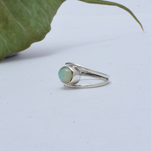 Natural Ethiopian <b>Opal</b> <b>Ring</b> 925 Sterling Silver Handmade <b>Ring</b> For Her/ Him - Product Image 3