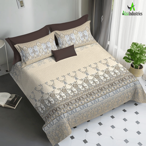 Ensemble de draps de lit en coton pur de luxe, taille king, avec housses d'oreiller |   Literie de qualité hôtelière supérieure sans couture pour la vente en gros - Product Image 2