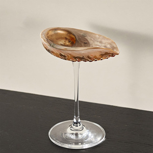 Vaso artesanal para bebidas con conchas marinas náuticas, vasos de alta calidad hechos con conchas marinas naturales. - Product Image 5