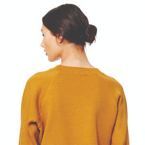 Vibe Craft Clothing, Nuevo Diseño Otoño Invierno, Sudaderas Lisas para Mujer, 100% Algodón, Cuello Redondo, Hombros Caídos, Corte Holgado - Product Image 6