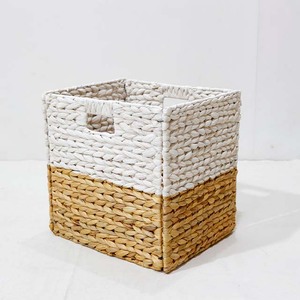 <b>Square</b> Storage <b>Baskets</b> Water Hyacinth Living Room Multipurpose Collapsible Handwoven Organizers Laundry - Product Image 4