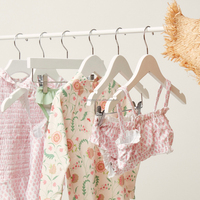 Ensemble de maillots de bain deux pièces à manches longues personnalisés pour filles, short de bain pour garçons avec doublures, maillot de bain une pièce imprimé intégral