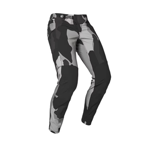 Unisex Gray Polyester/Cotton Motorcycle Pants Black <b>Knee</b> Panels Breathable Printed Logo Front Customized All Seasons Racing Wear - Product Image 1