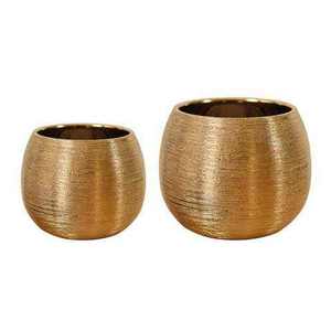 Macetas de Metal Resistentes y Ecológicas con Diseño Martillado, con Soporte, en Diferentes Tamaños, Más Vendidas, para Decoración de Jardines Interiores - Product Image 2
