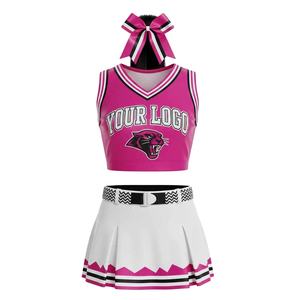 ชุดเชียร์ลีดเดอร์ผู้ใหญ่ Solid Traders ผ้าโพลีเอสเตอร์ 100% พิมพ์ลายด้วยความร้อน น้ำหนักผ้า 240 กรัม โลโก้ด้านหน้า - Product Image 5