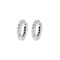 Boucles d'oreilles créoles bohèmes indiennes élégantes pour femmes, en argent sterling 925 plaqué, bijoux de mode légers, pour célébration d'anniversaire