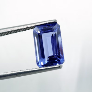 Zafiro Azul Cultivado en Laboratorio, Corte Cojín Facetado, Gema Suelta (3.50 Quilates) HAYAAT GEMS Rajasthan para Joyería - Product Image 2