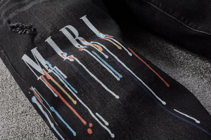 BEST ROCK INTERNATIONAL Jeans Rotos de Alta Calidad para Primavera/Verano, 100% Algodón, Transpirables, Ligeros, Diseño de Marca, Venta al Por Mayor - Product Image 5