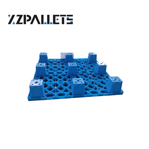 Proveedor de fabricación de paletas de plástico de 900*900mm para una sola exportación antideslizante precio bajo HDPE peso ligero paleta de 9 pies - Product Image 2