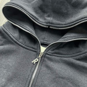 Prix compétitif, Fabricant de survêtements à fermeture éclair avec logo personnalisé, Survêtement évasé de haute qualité, Survêtement personnalisé pour homme délavé au soleil et à l'acide - Product Image 4