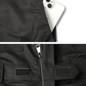 Combinaison de travail réfléchissante personnalisée pour hommes, uniforme de sécurité pour mécaniciens et ouvriers du bâtiment avec poches à outils, combinaison de réparation automobile et d'atelier - Product Image 6