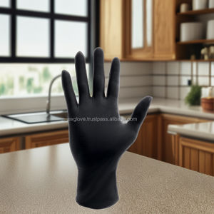 Guantes Desechables de Nitrilo Negros Sin Polvo, Empaque Personalizado, Buena Calidad, Limpieza, Jardinería, Multiusos, Varios Tamaños - Product Image 3