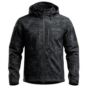Premium Custom Waterproof Softshell Summer Hunting <b>Jacket</b> Men Thermal <b>Camo</b> Nylon Front Print Heavy Duty Outdoor Sports Apparel - Product Image 1