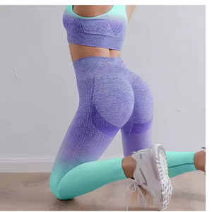 Yoga Fitness Wear Sexy Active Wear Yoga Workout <b>Sets</b> Yoga Bra And Leggings Pants <b>Set</b> For <b>Woman</b> - Product Image 4