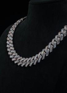 Collar de Diamantes con Corte Baguette de Moissanita, Diseño Hip Hop, para Mujer, Elegante y a la Moda, Joyería Fina, Regalo a un Precio Razonable - Product Image 3