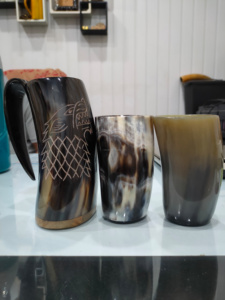 Top Selling New Carved Design Animal Viking Drinking Horn <b>Mug</b> Logo Authentic Eco-Friendly Food Safe No Leaks Beer - Product Image 4