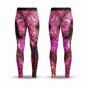 Leggings de compression personnalisés de qualité supérieure, imprimés sur mesure, extensibles, pour la course à pied, la gym, le yoga, pantalons ajustés de haute performance pour hommes - Product Image 5