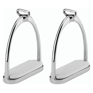 อุปกรณ์เสริมอานม้าแบบน้ำหนักเบา ทำจากสแตนเลสสตีล พร้อมแผ่นยางกันลื่น สำหรับขี่ม้า - Product Image 6