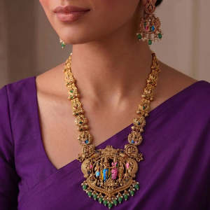 Ram Kalyan Long Necklace Set-Fashion Jewelry - Product Image 1