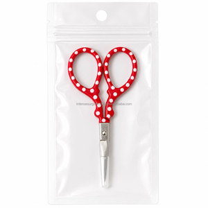 กรรไกรปักลายจุดสีแดงน่ารักสำหรับตัดด้าย - Product Image 1