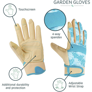 Guantes de Trabajo de Cuero Premium con Agarre Fuerte y Palma Reforzada para un Manejo Seguro en Entornos de Trabajo Pesado - Product Image 2