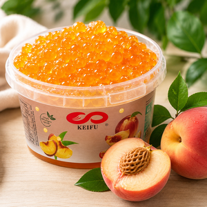 Taiwan KEIFU 500g Private Label Watermelon Popping <b>Boba</b> <b>Bubble</b> Tea Ingredients for Smoothies - Product Image 5