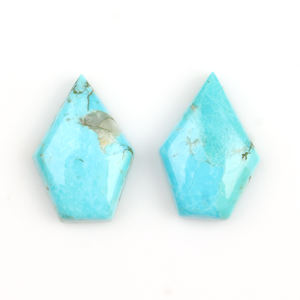 Turquesa Azul Mohave de Arizona de Primera Calidad, Cabujón Calibrado de 12x17mm, Forma Elegante, Gema Suelta para Joyería, Venta al por Mayor, Personalizado - Product Image 1