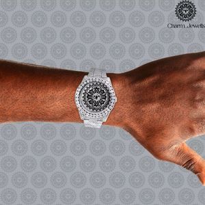 Reloj de Lujo Charm Jewells para Hombre, de Acero Inoxidable, Esfera de 40 mm, Correa de 20 mm, Movimiento Mecánico, Resistente al Agua 10 Bar, Fecha Automática - Product Image 5