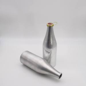 Beverage and Food Eco-friendly 99.7% Pure Aluminum <b>Bottle</b> Custom Color 160-240mm Height GREEN PACKAGING Manufacturer in Vietnam - Product Image 6