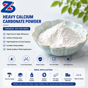 Poudre de carbonate de calcium micronisé fin pour les industries de la peinture, du revêtement, du papier, du caoutchouc et des matériaux de construction - Product Image 1