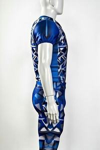 ชุดยูนิฟอร์มอเมริกันฟุตบอลแบบสั่งทำ แขนสั้น น้ำหนักเบา ระบายอากาศได้ดี ไซส์ใหญ่ คุณภาพสูง สีพื้น คอวีด้านหน้า 100% - Product Image 3