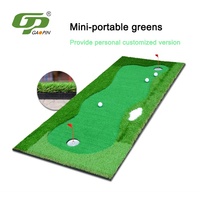 GP OEM Portable Grande Taille Golf Putting Green avec Drapeau Intérieur/Extérieur Tapis de Pratique pour la Formation Aide au Golf de Haute Qualité