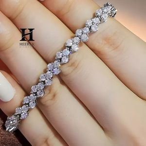 Sparkling Multi-Row Diamond Link Bracelet, High-End Fashion Jewelry for <b>Men</b>/Women - Product Image 5