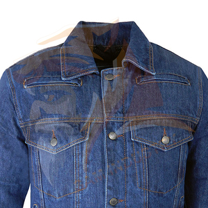 High Quality 100% Cotton <b>Denim</b> <b>Jacket</b> for Men Hot Selling Custom Design <b>Denim</b> Jeans <b>Jackets</b> In Bulk Quantity - Product Image 4