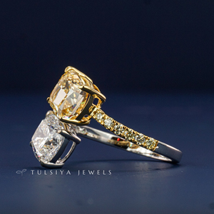 Luxury 14K Gold Lab Grown Diamond <b>Ring</b> for Women Sparkling Synthetic Diamond Engagement <b>Wedding</b> <b>Ring</b> Fine Jewelry Supplier - Product Image 2