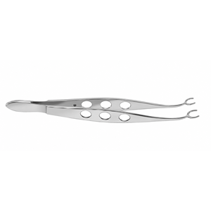 Pinces de fixation en U courbées pour chirurgie ophtalmique, instrument chirurgical en acier inoxydable de précision, réutilisables - Product Image 6