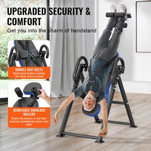 Tavolo per Inversione Professionale con Capacità di 136 kg, Macchina per Decompressione e Stretching della Schiena, Attrezzatura per Allenamento di Forza - Product Image 3