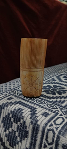 Vaso de Chupito Vikingo de Cuerno Auténtico Ecológico con Tapa para Vino, Cerveza, Té, Café de MULTI CRAFT - Product Image 2