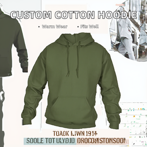 Hoodie d'hiver surdimensionné de qualité supérieure, en molleton épais 600 GSM, coton et polyester, streetwear vierge, fabrication en usine pour marque privée - Product Image 4
