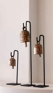 Nuevas Campanas de Metal Dorado con Diseño Personalizado, Pintadas a Mano, Estilo Antiguo, Precio al por Mayor, Día Nacional de la India - Product Image 3