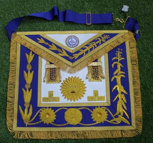 Delantal de Gran Maestro Masónico, Gran Logia de Brasil/GOB, Delantal de Exmaestro Masón - Product Image 1