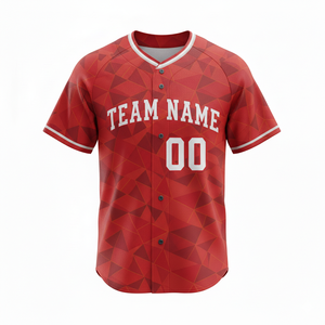 Camiseta de Béisbol Personalizada, Transpirable, de Secado Rápido, 100% Poliéster, Sublimada, con Cuello en V, Unisex, Logotipo Frontal, Speed Plus - Product Image 2