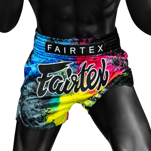 Shorts de Muay Thai Fairtex de qualité supérieure, coupe élastique à la taille, respirants, légers, pour la boxe, avec étiquette OEM. - Product Image 4