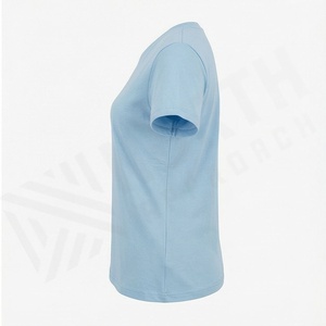 Camisetas Casuales para Mujer, Tela Satén Ligera, Manga Corta, Cuello Redondo, Tacto Suave, Ajuste Cómodo, Alta Calidad, Personalizables, Verano - Product Image 3