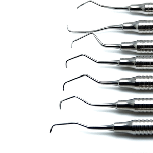 ZUOL INSTRUMENTS Curettes dentaires Gracey 1/2 3/4 5/6 7/8 9/10 11/12 13/14 85 86 87 88 Parodontales à double extrémité manuelles moletées - Product Image 3