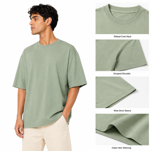 classic oversized <b>t</b> <b>shirt</b> for men offering loose fit comfort soft fabric and versatile styling for casual outfits streetwear - Product Image 5